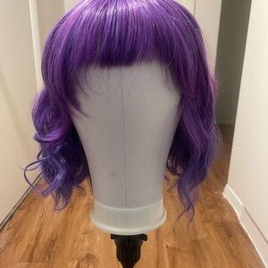Purple Wavy Hair Wig